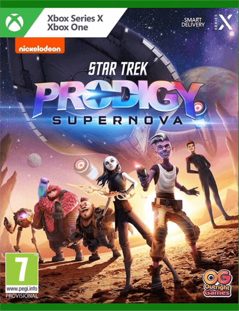 Star Trek Prodigy: Supernova box art for Xbox Series X